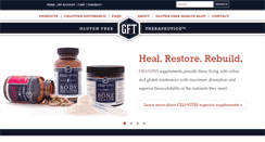 Desktop Screenshot of glutenfreetherapeutics.com